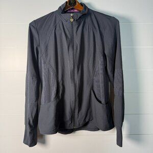 HEARTSOUL Jacket Long Sleeve Top Scrub Medium Pewter
